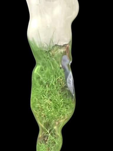 The liquid over my head