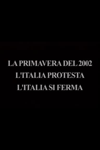 The Spring of 2002 - Italy Protests, Italy Stops