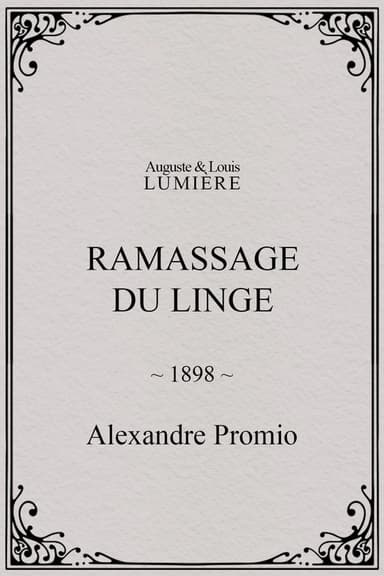 Ramassage du linge