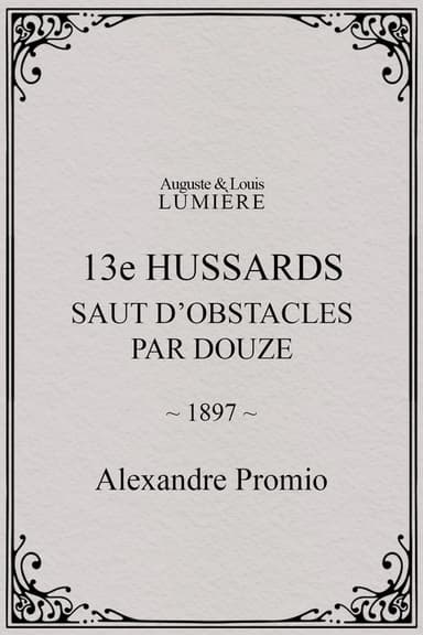 13e hussards : saut d’obstacles par douze
