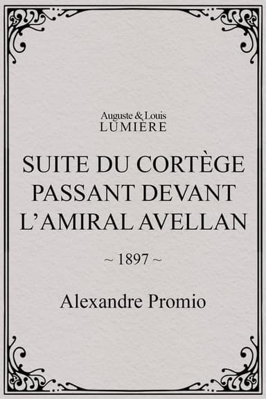 Suite du cortège passant devant l’amiral Avellan