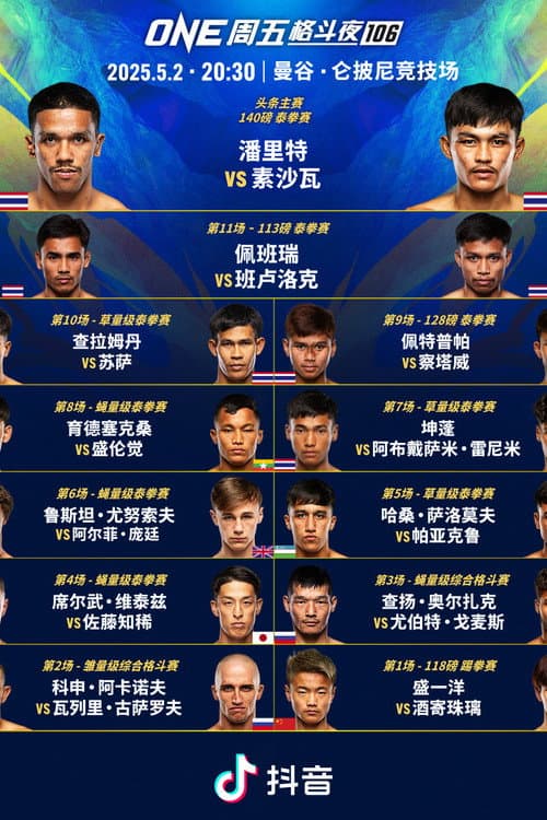 ONE Friday Fights 106: Panrit vs. Suksawat