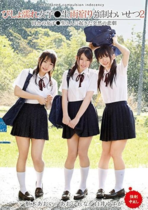 T28-537 Dripping Wet Girls Are Taking Shelter From The Rain And Receiving Sexual Harassment 2