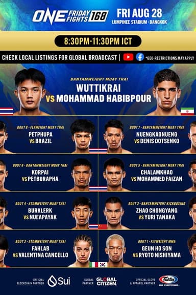 ONE Friday Fights 168: Wuttikrai vs. Habibpour