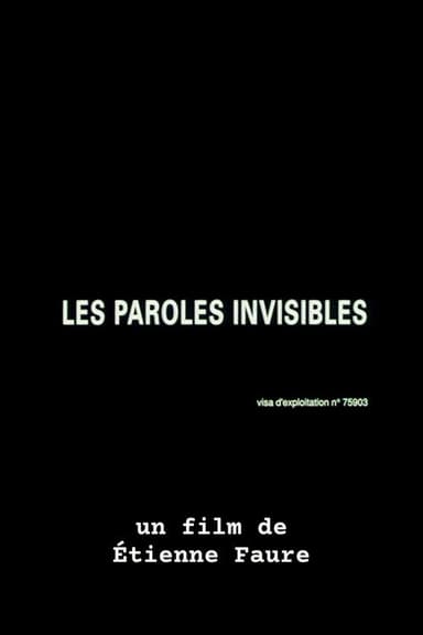 Les paroles invisibles