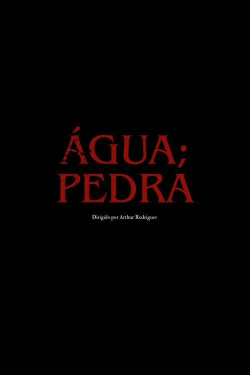 água; pedra