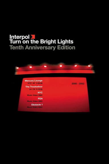 Interpol: Turn on the Bright Lights 10th Anniversary
