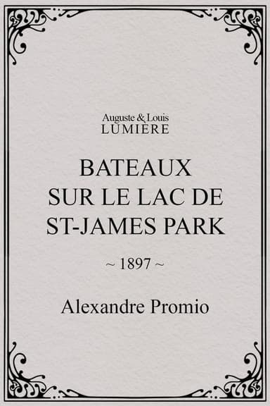 Bateaux sur le lac de St-James Park