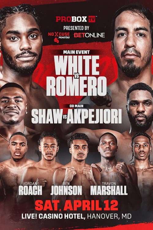 Jordan White vs. Jose Matias Romero