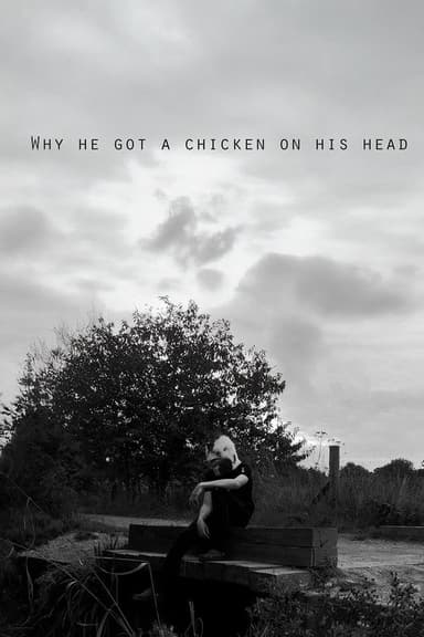 Why he got a chicken on his head?