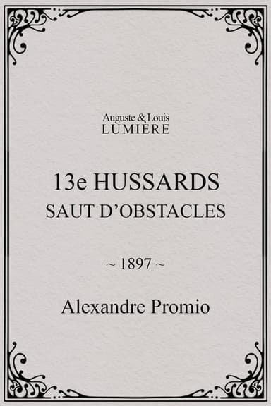 13e hussards : saut d’obstacles