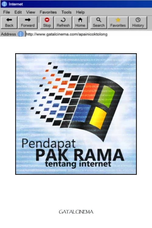 Pendapat Pak Rama tentang internet