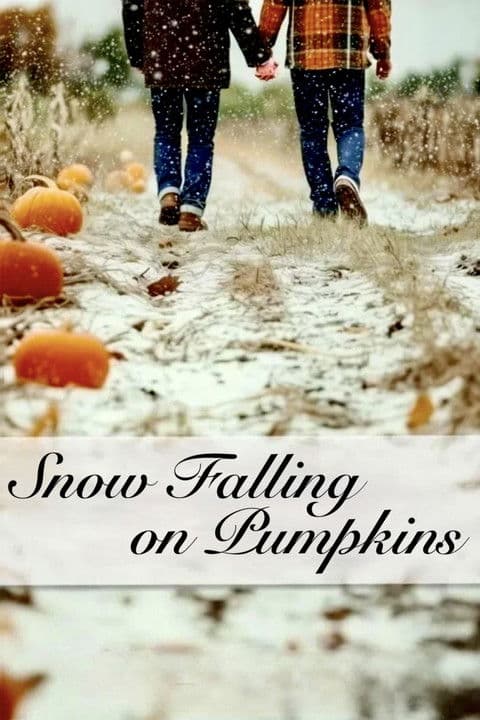 Snow Falling on Pumpkins