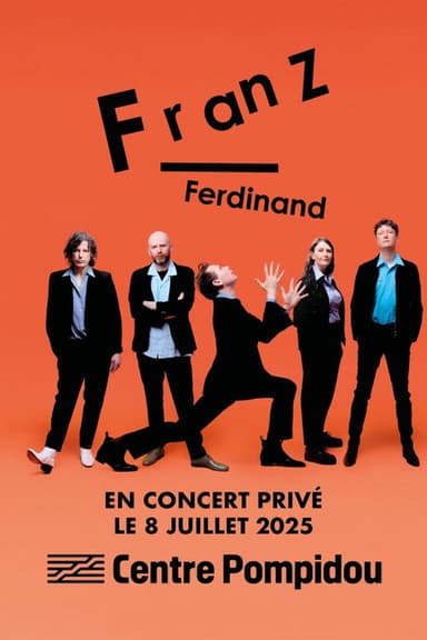 Franz Ferdinand : concert privé au Centre Pompidou