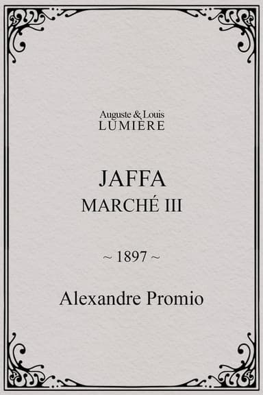 Jaffa : Marché, III
