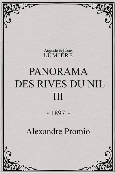 Panorama des rives du Nil, [III]