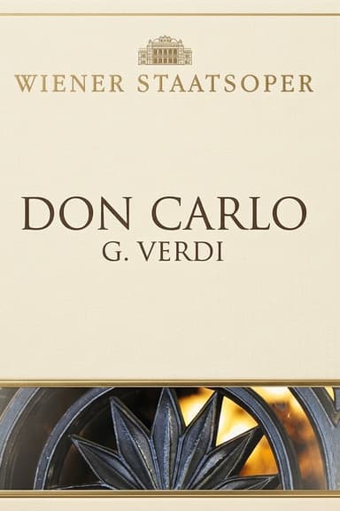 Don Carlo: Live aus der Wiener Staatsoper