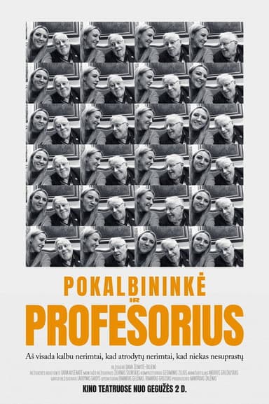 Pokalbininkė ir profesorius