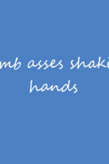 Dumb asses shaking hands