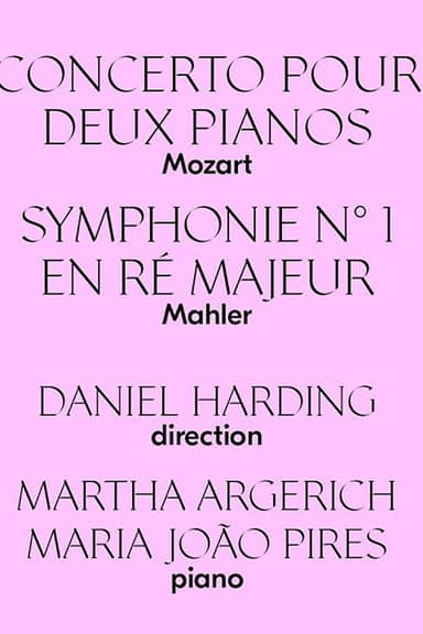 Martha Argerich & Maria João Pires Play Mozart Victoria Hall - Geneva