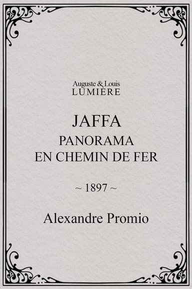 Jaffa : panorama en chemin de fer
