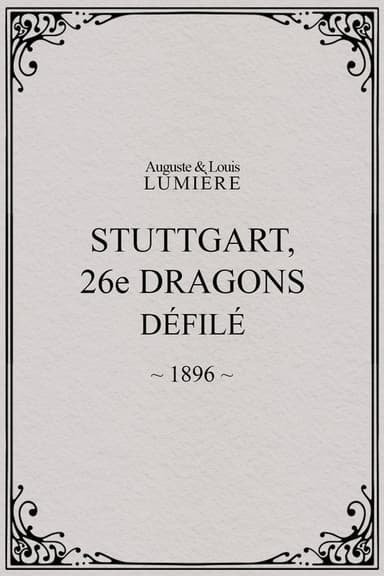 Stuttgart: 26th Dragoons. Parade