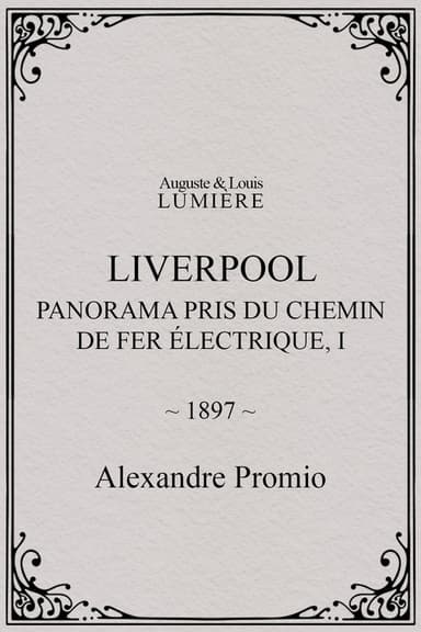 Liverpool, panorama pris du chemin de fer électrique, I