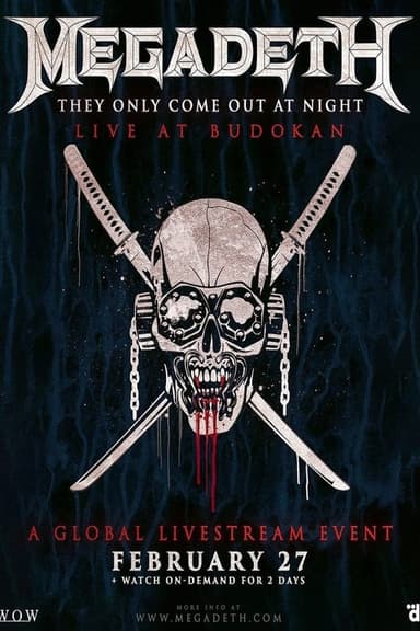Megadeth - They Only Come Out At Night: Live At Budokan 2023
