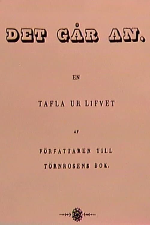 Det går an