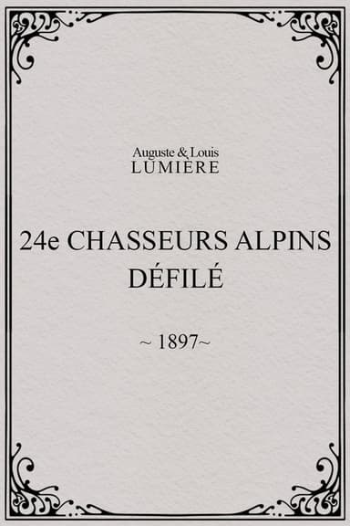 24th Chasseurs Alpins: Parade