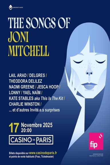 The Songs of Joni Mitchell - with Yaël Naïm, Charlie Winston, Delgrés…