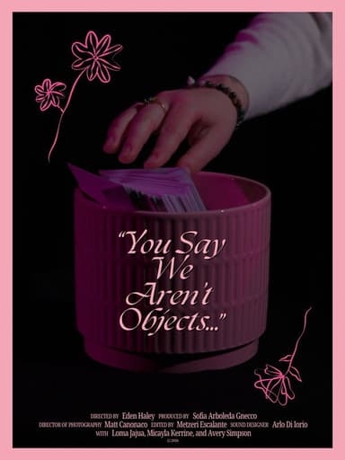 You Say We Aren't Objects...