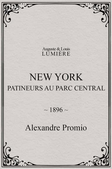 New York, patineurs au Parc central