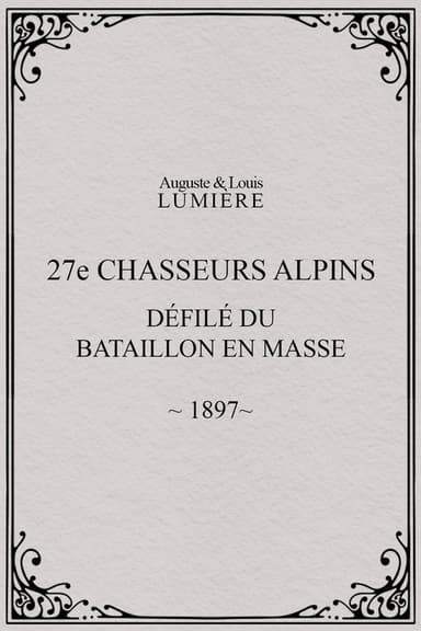 27th Chasseurs Alpins: Mass Parade of the Battalion
