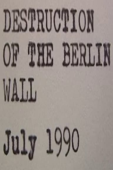 Destruction of the Berlin Wall
