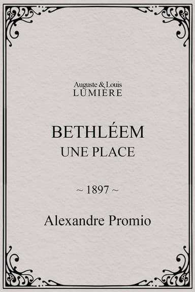 Bethléem, une place
