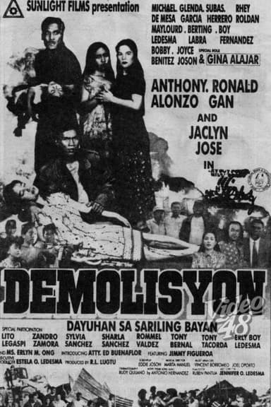 Demolisyon: Dayuhan sa sariling bayan