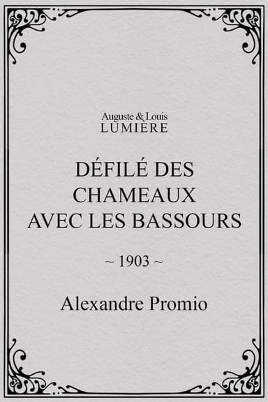 Défilé des chameaux avec les Bassours