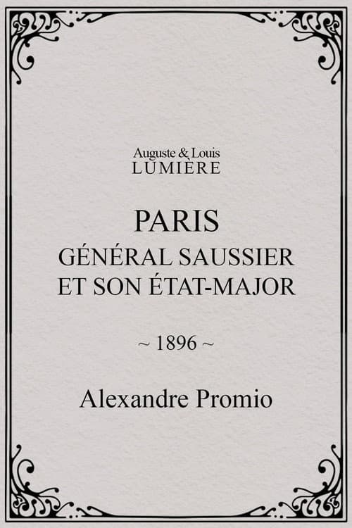 Paris: General Saussier and his Staff