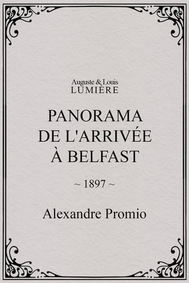 Panorama de l'arrivée à Belfast