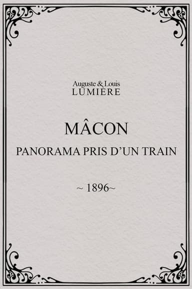 Mâcon: Panorama taken from a Train