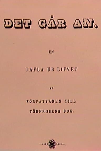 Det går an