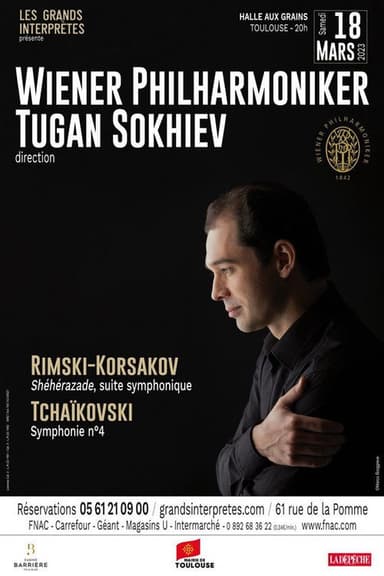 Tugan Sokhiev conducts the Vienna Philharmonic Orchestra Tchaikovsky and Rimsky-Korsakov