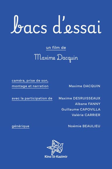 Bacs d'essai