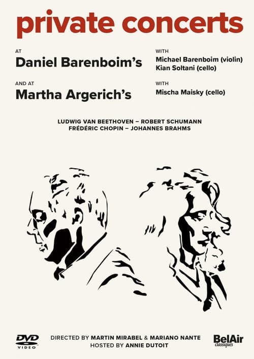 Concerts Privés chez Martha Argerich et Daniel Barenboim