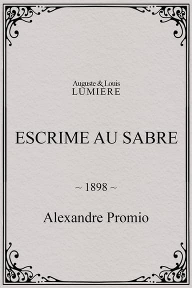 Escrime au sabre